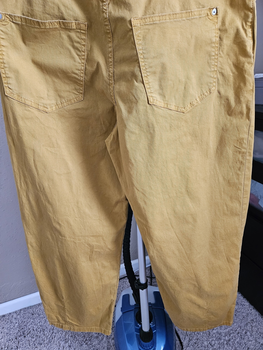Pilcro Mustard Corduroy Button-Front Pants - Picture 7 of 10